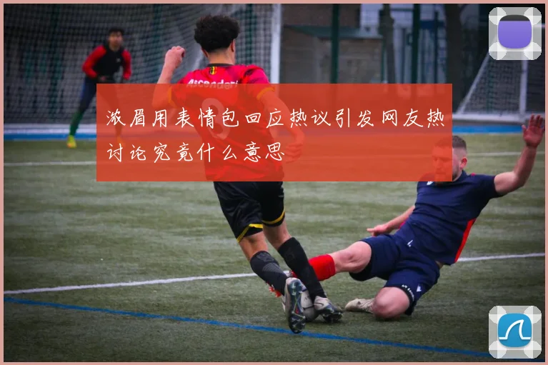 浓眉用表情包回应热议引发网友热讨论究竟什么意思